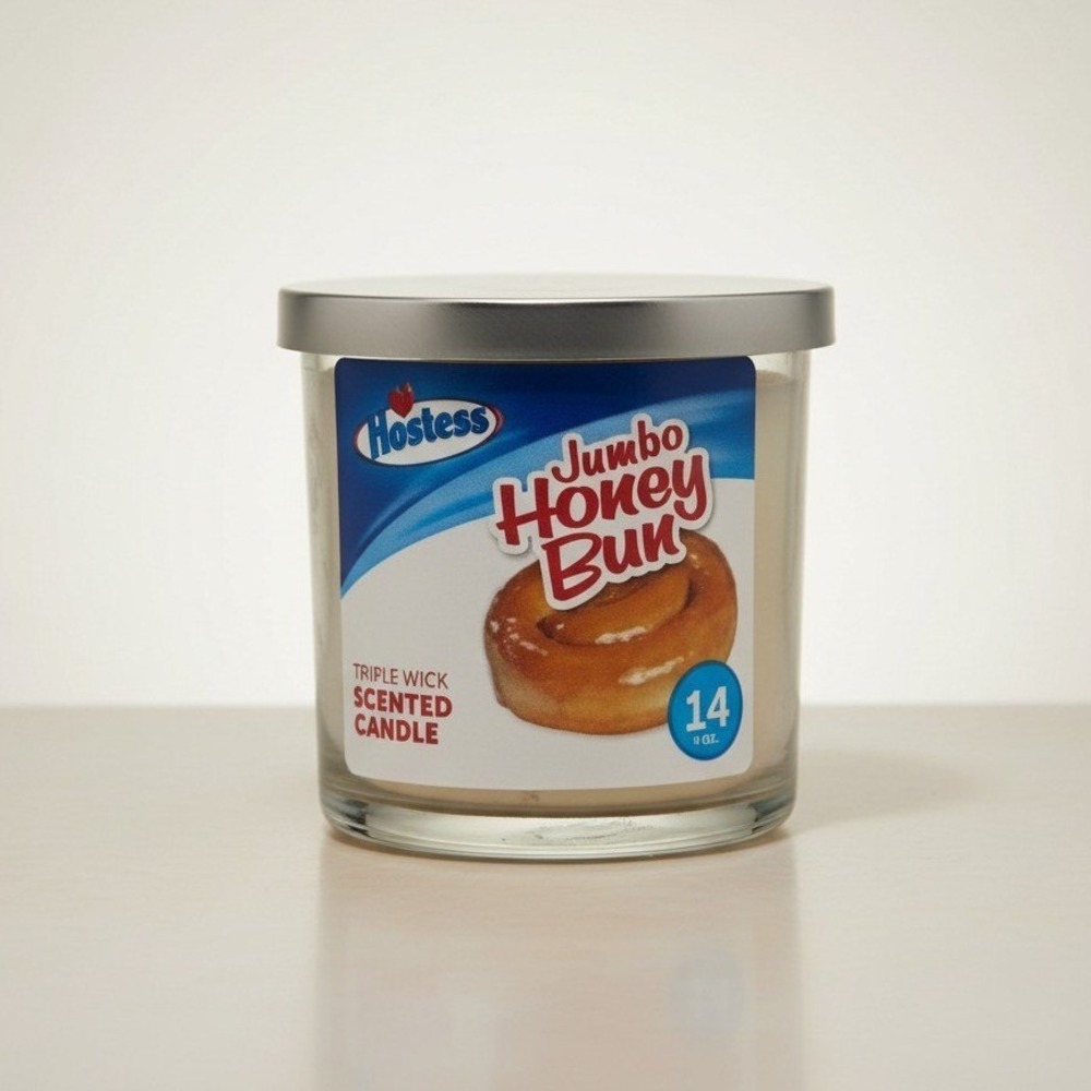 Hostess‎ Jumbo Honey Buns - Soft Glazed Pastry Snack - 14 oz - Fresh